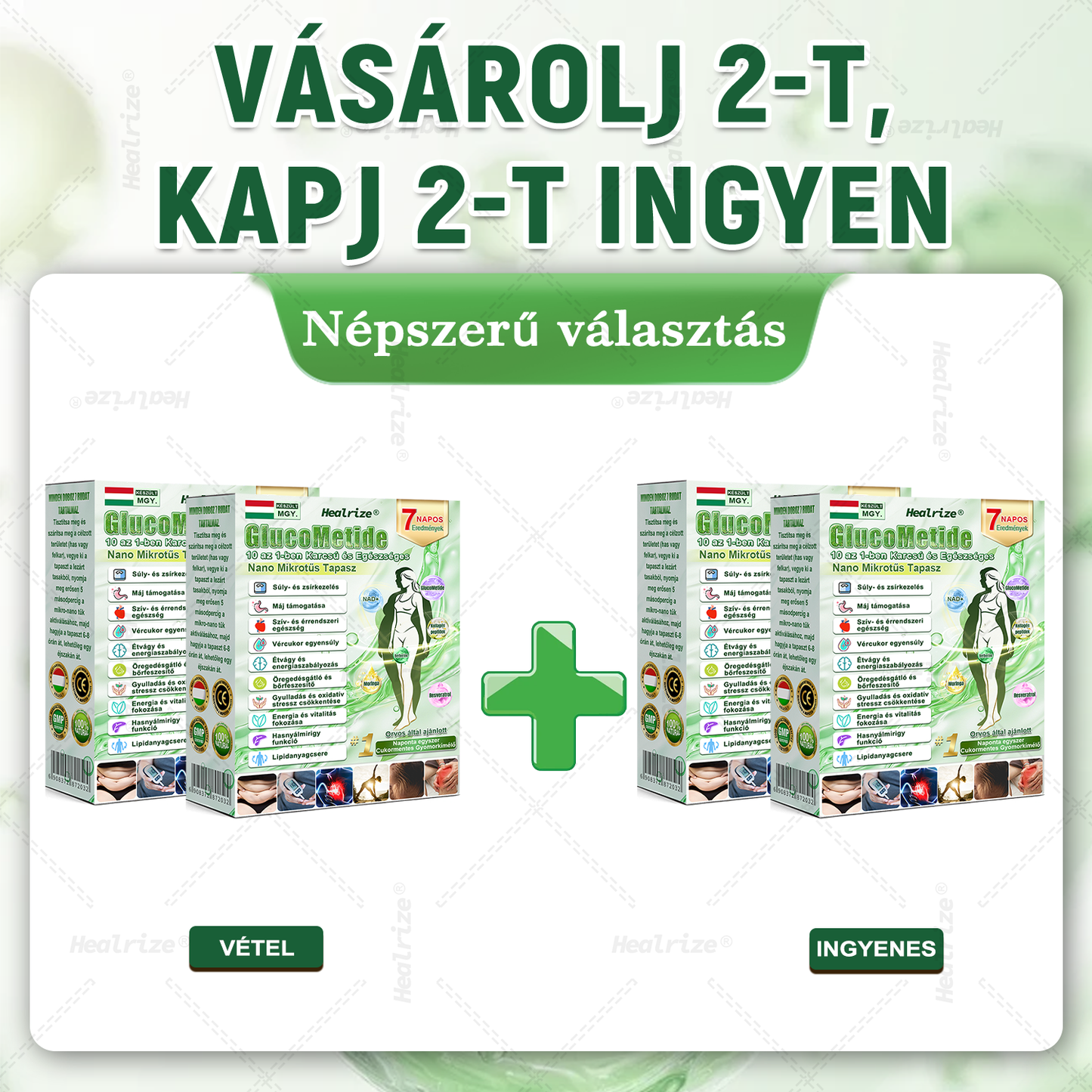 ⏰ Gratulálunk! Exkluzív ajánlatot nyitottál a Healrize® számára! Rendelésedért ma további 50%-os kedvezményt adunk! Kattints az alábbi linkre, hogy kihasználd ezt a különleges ajánlatot, az ajánlat hamarosan lejár! ⏰