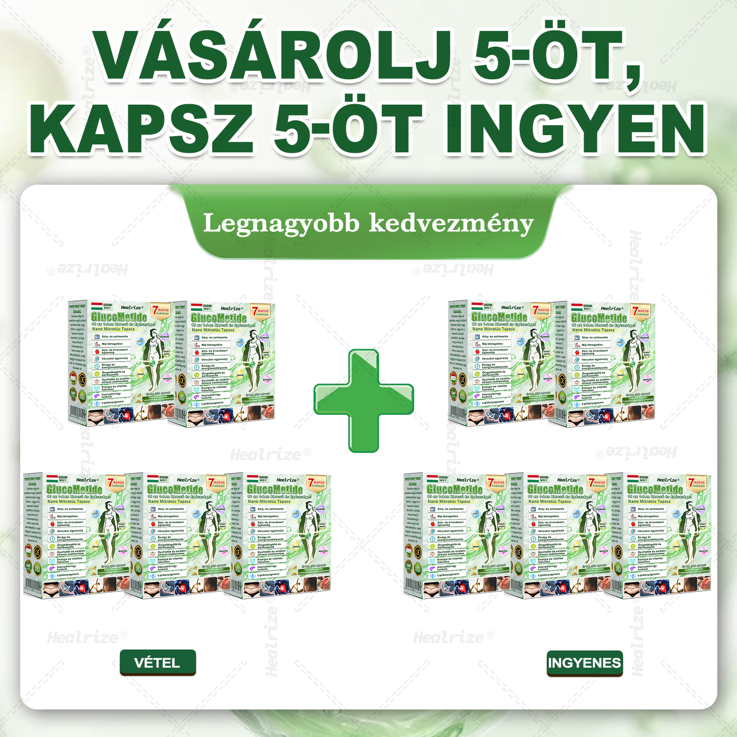 ⏰ Gratulálunk! Exkluzív ajánlatot nyitottál a Healrize® számára! Rendelésedért ma további 50%-os kedvezményt adunk! Kattints az alábbi linkre, hogy kihasználd ezt a különleges ajánlatot, az ajánlat hamarosan lejár! ⏰