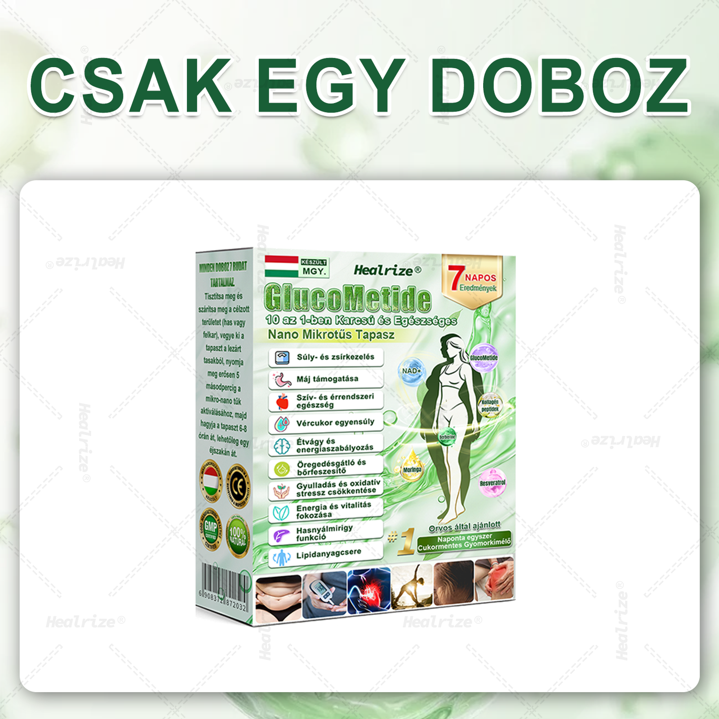 ⏰ Gratulálunk! Exkluzív ajánlatot nyitottál a Healrize® számára! Rendelésedért ma további 50%-os kedvezményt adunk! Kattints az alábbi linkre, hogy kihasználd ezt a különleges ajánlatot, az ajánlat hamarosan lejár! ⏰